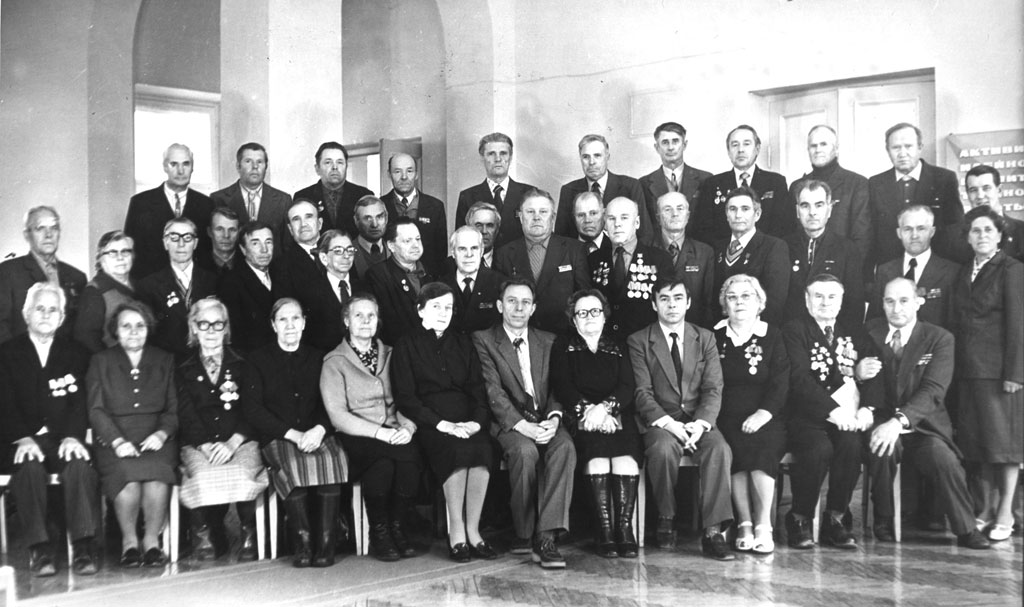 Встреча с ветеранами в Котласском РК КПСС в 1983 году