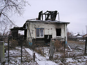 Сгорел дом в Шипицыно