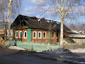 В Шипицыно сгорел дома на улице Северной