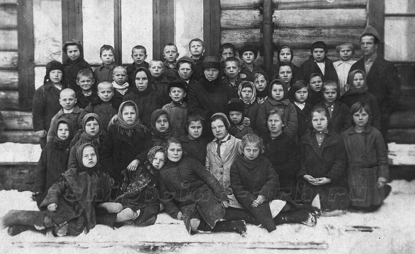 Уртомажская школа учащиеся 1932 год