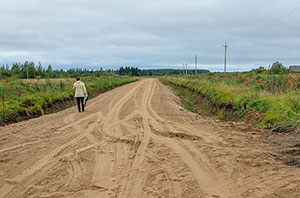 новая улица в Княжёве